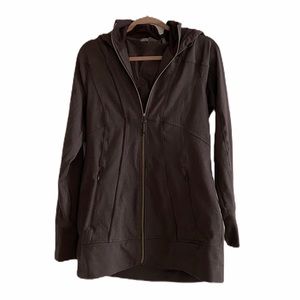 Athleta Long Hooded Zip Up Size L